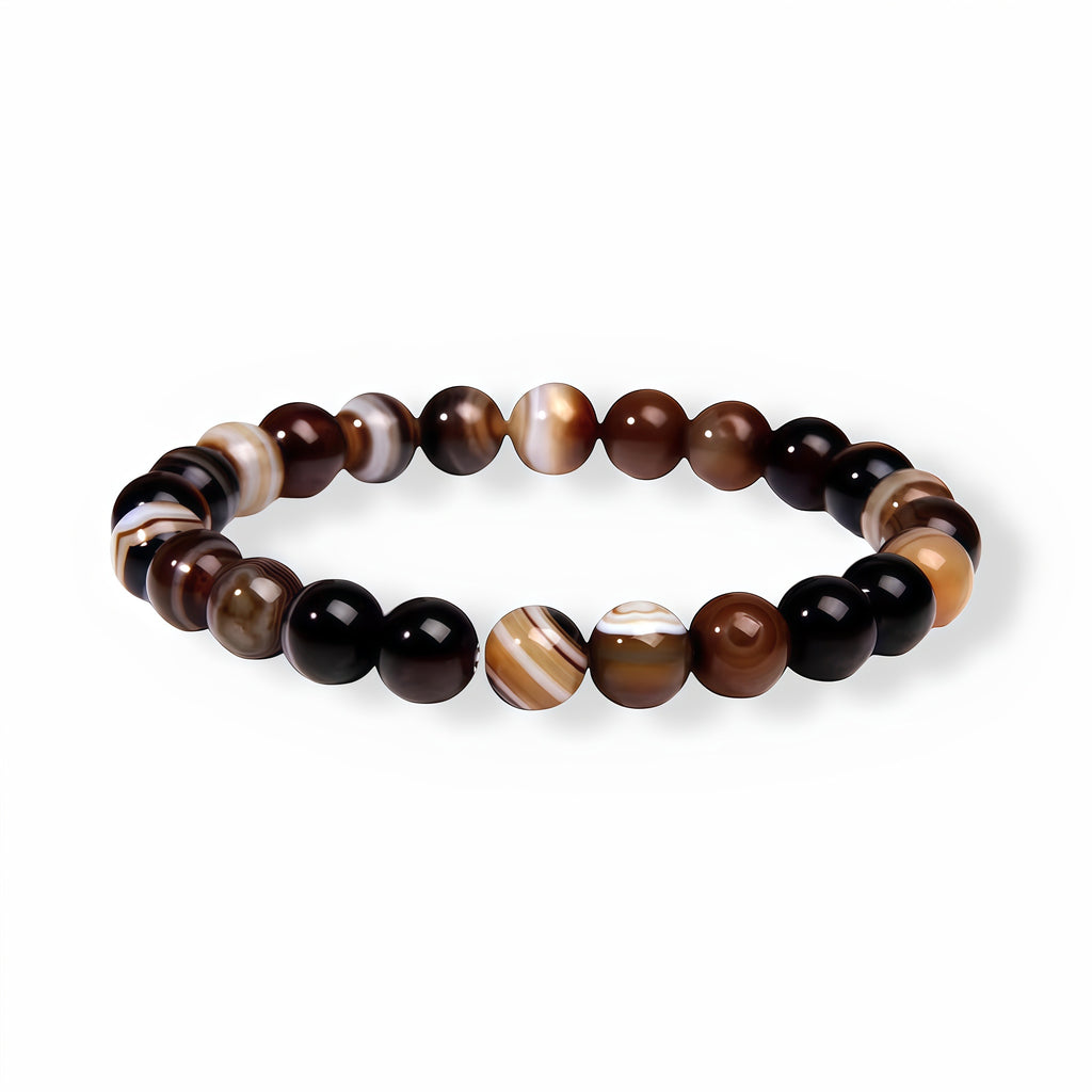 Strata Agate Bracelet