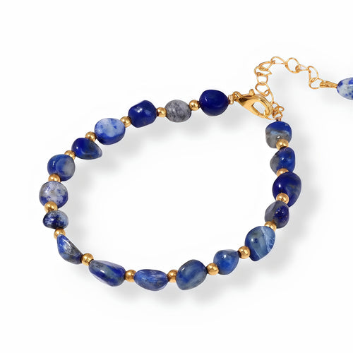 Azure Lapis Lazuli Bracelet