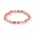 Blush Strawberry Quartz Bracelet