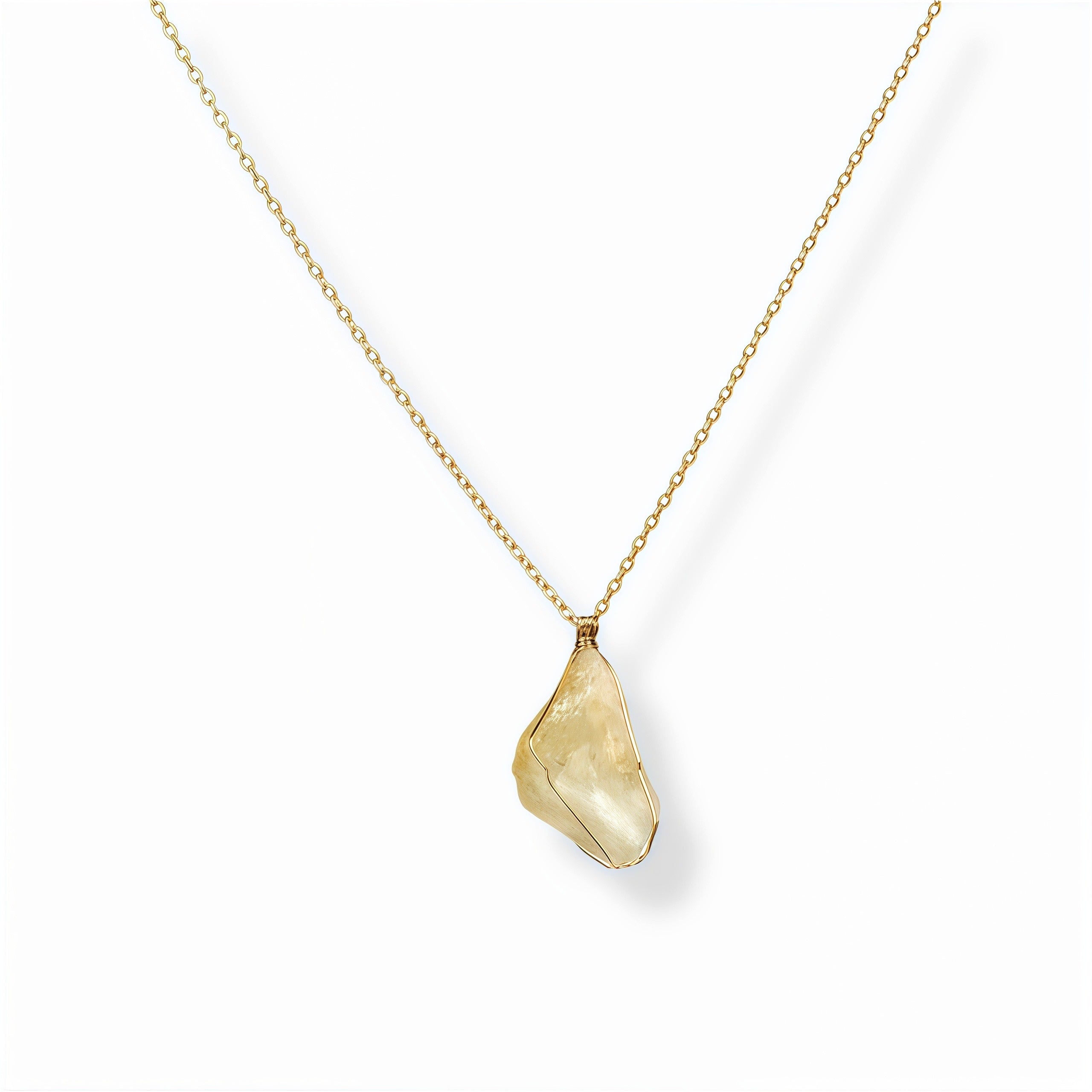 Crudo Citrine Necklace