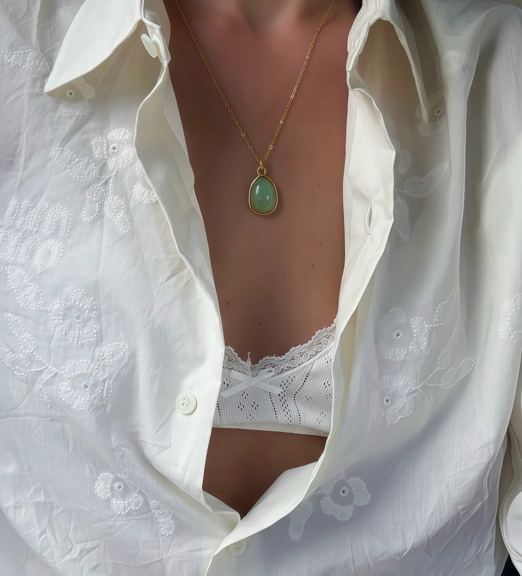 Jade Drop Necklace