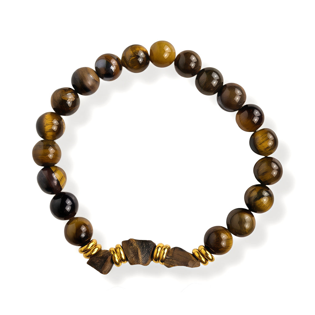 Crudo Ojo de Tigre Bracelet