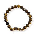 Crudo Ojo de Tigre Bracelet
