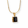 Obsidian Black Tourmaline Necklace
