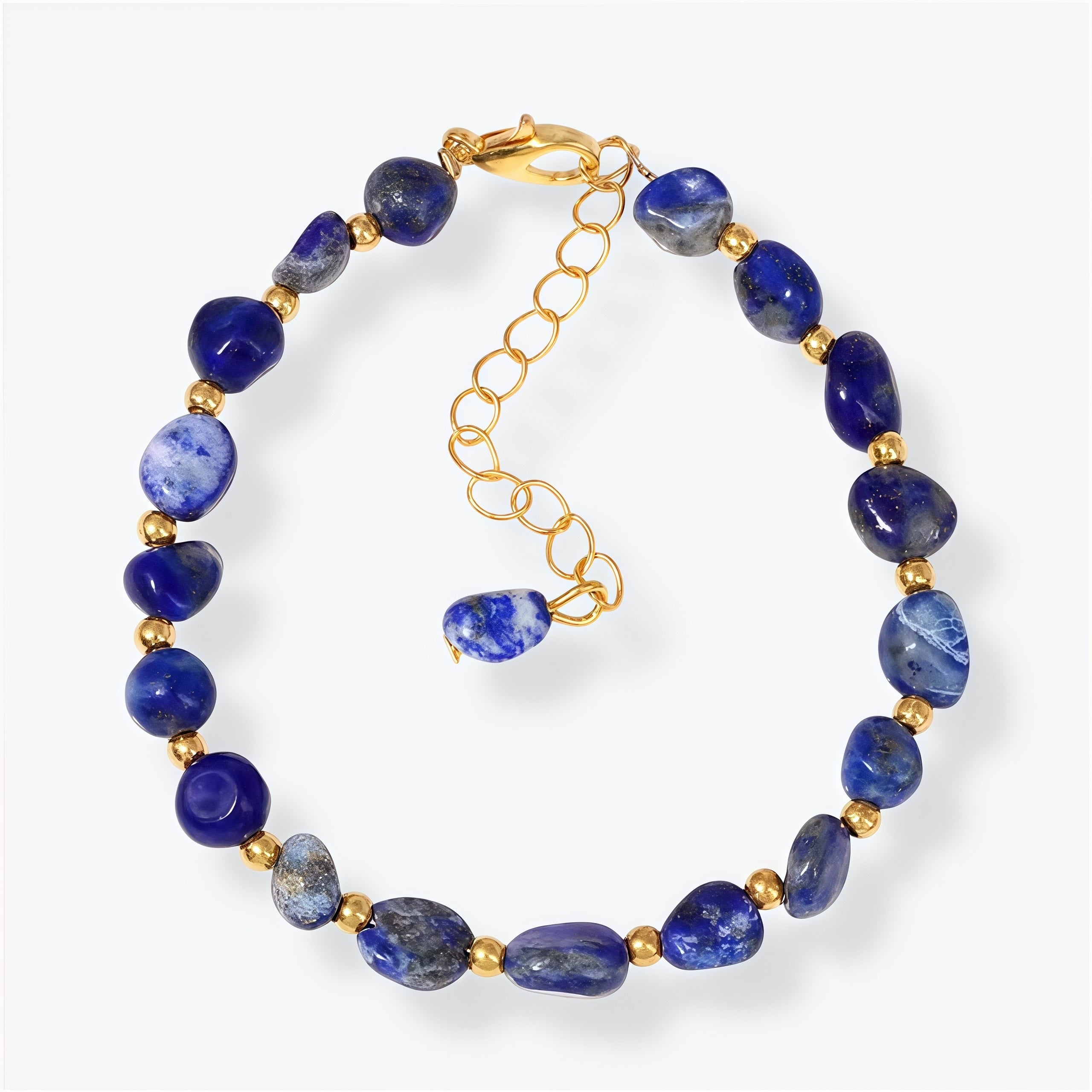 Azure Lapis Lazuli Bracelet