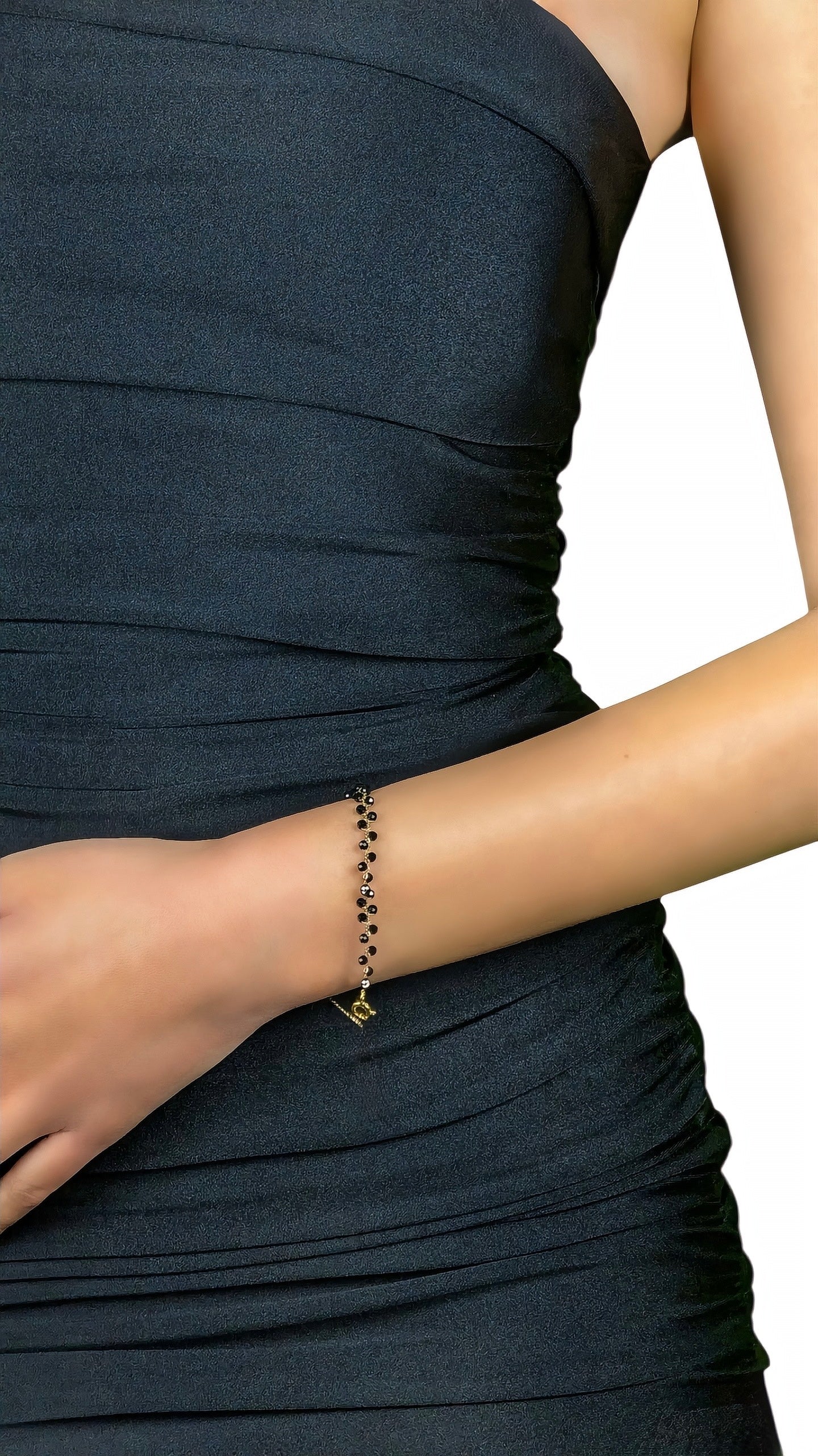 Obsidian Black Tourmaline Bracelet