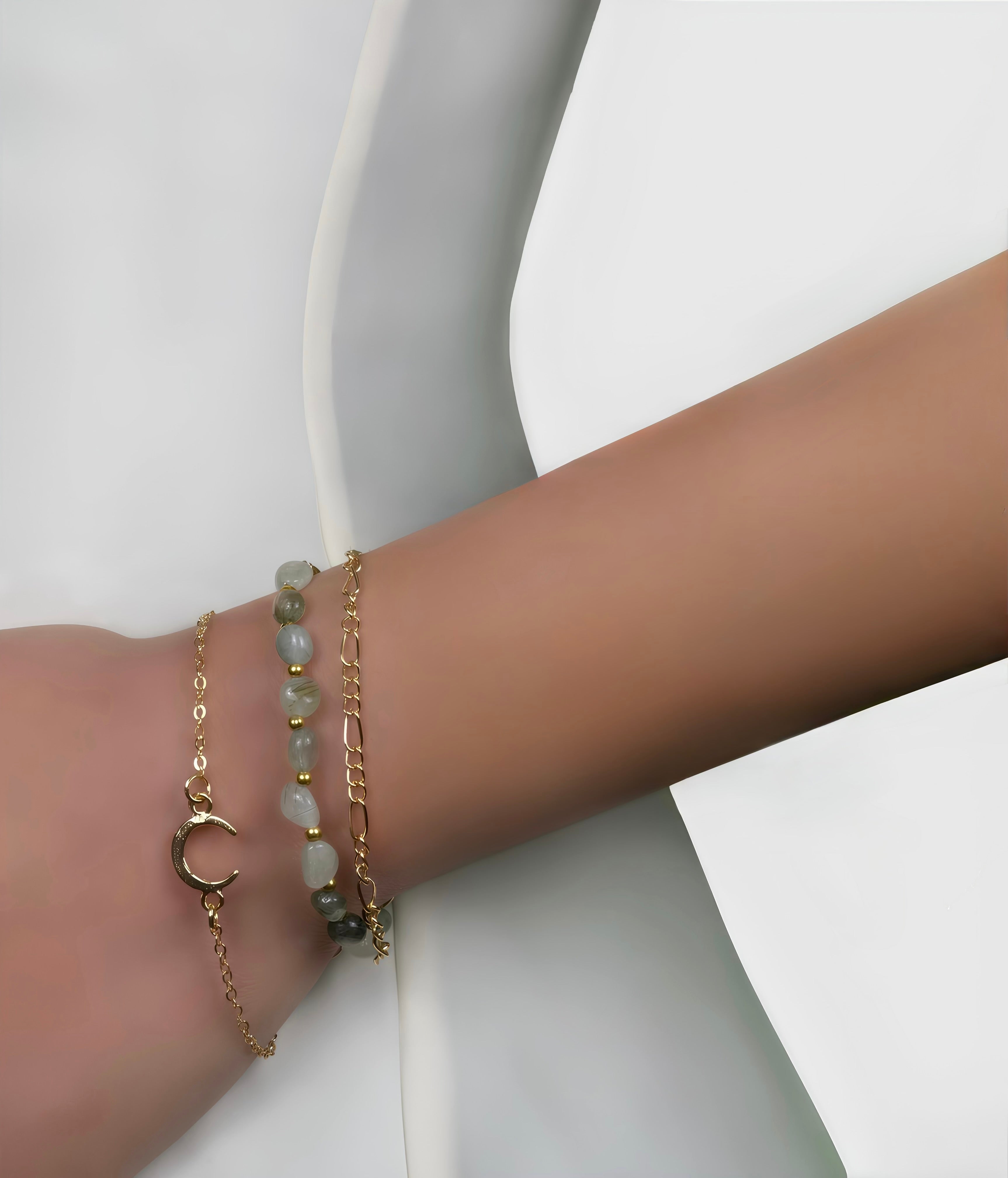 Verdant Prehnite Bracelet