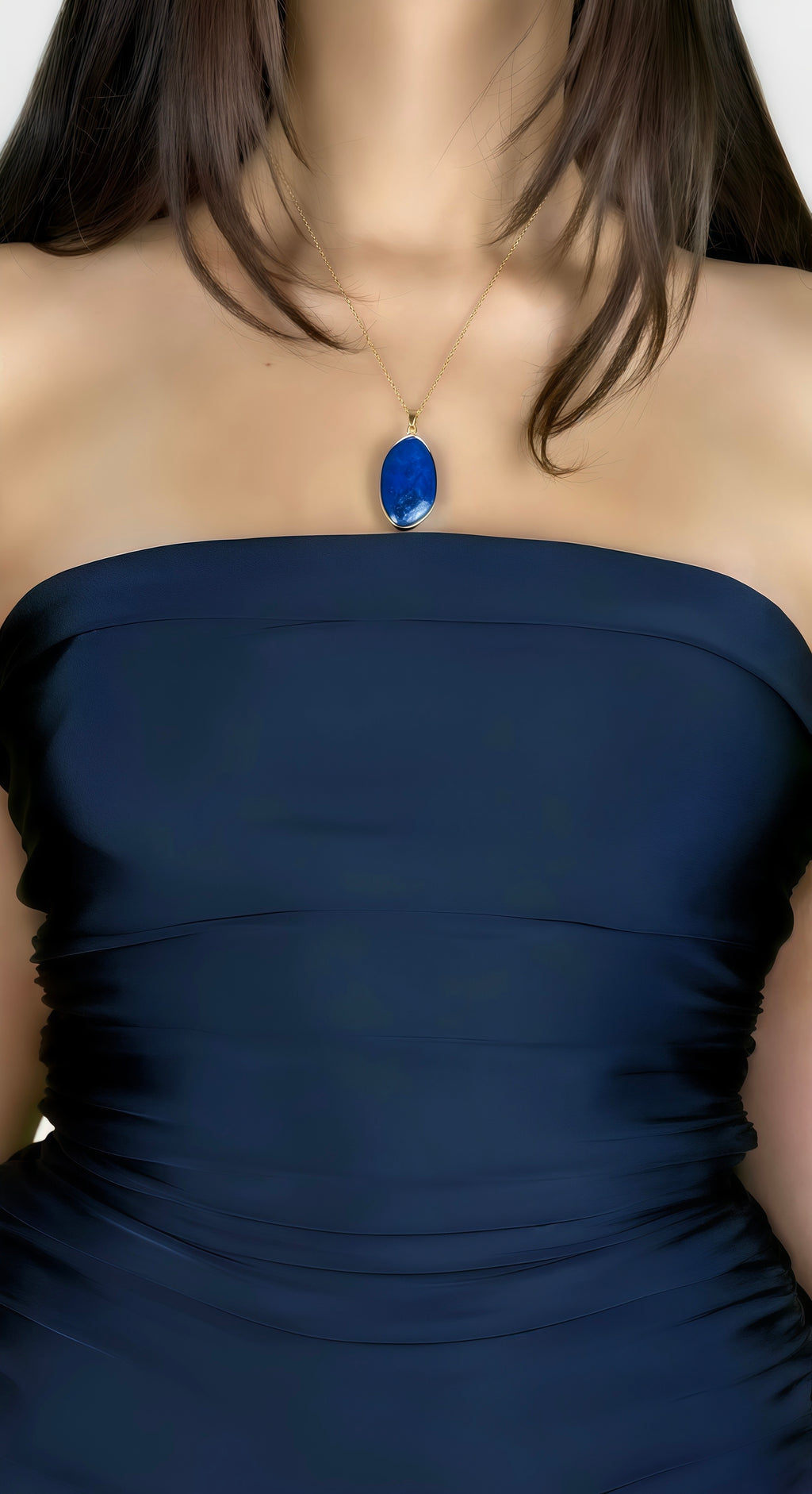 Azure Lapis Lazuli Necklace